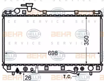 BEHR HELLA SERVICE 8MK 376 724-721