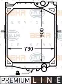 BEHR HELLA SERVICE 8MK 376 726-551