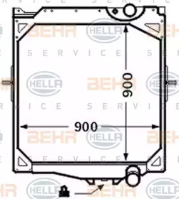 BEHR HELLA SERVICE 8MK 376 726-591