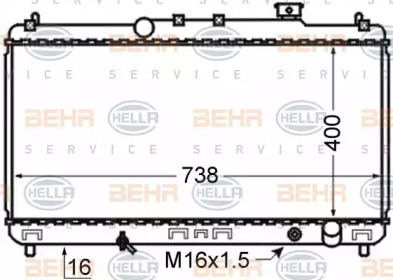 BEHR HELLA SERVICE 8MK 376 726-671