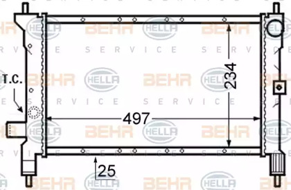 BEHR HELLA SERVICE 8MK 376 726-681