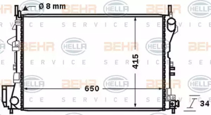 BEHR HELLA SERVICE 8MK 376 726-751