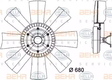 BEHR HELLA SERVICE 8MV 376 727-171