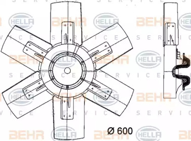 BEHR HELLA SERVICE 8MV 376 730-761