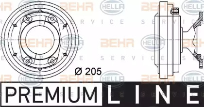 BEHR HELLA SERVICE 8MV 376 731-291