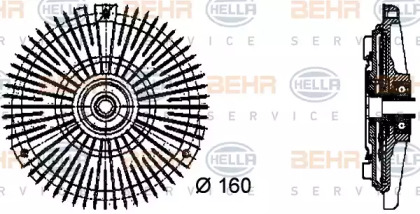 BEHR HELLA SERVICE 8MV 376 732-451