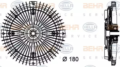 BEHR HELLA SERVICE 8MV 376 732-481