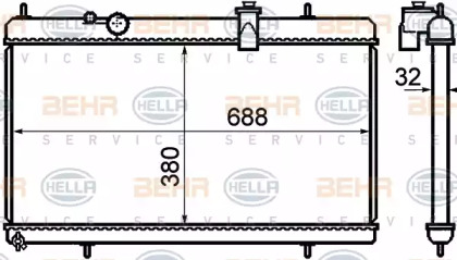 BEHR HELLA SERVICE 8MK 376 732-751