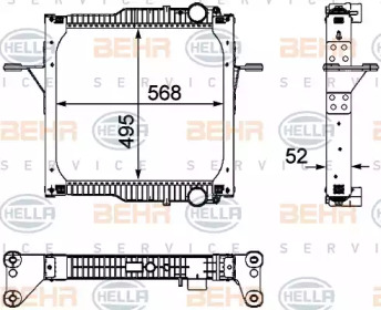 BEHR HELLA SERVICE 8MK 376 733-721