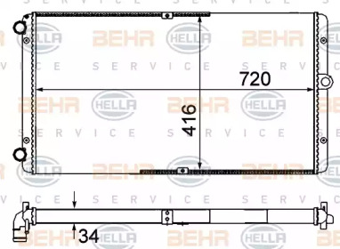BEHR HELLA SERVICE 8MK 376 735-001 BEHR HELLA SERVICE 8MK 376 735-001