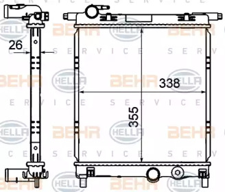 BEHR HELLA SERVICE 8MK 376 735-021