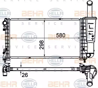 BEHR HELLA SERVICE 8MK 376 735-161