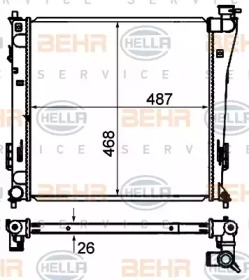 BEHR HELLA SERVICE 8MK 376 735-271