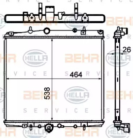 BEHR HELLA SERVICE 8MK 376 735-311