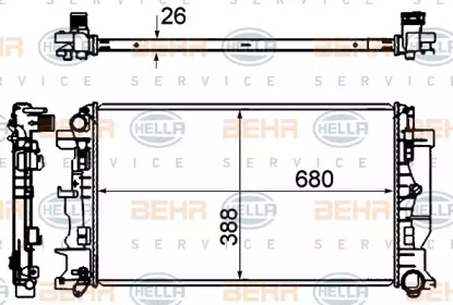 BEHR HELLA SERVICE 8MK 376 735-331