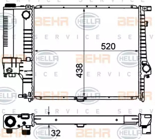 BEHR HELLA SERVICE 8MK 376 735-351