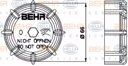 BEHR HELLA SERVICE 8MY 376 737-031