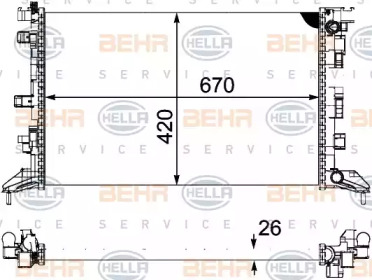 BEHR HELLA SERVICE 8MK 376 745-211