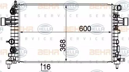 BEHR HELLA SERVICE 8MK 376 745-771