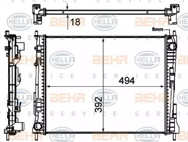 BEHR HELLA SERVICE 8MK 376 746-251