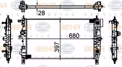 BEHR HELLA SERVICE 8MK 376 749-861