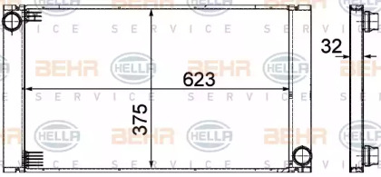 BEHR HELLA SERVICE 8MK 376 753-581