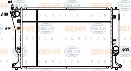 BEHR HELLA SERVICE 8MK 376 753-741