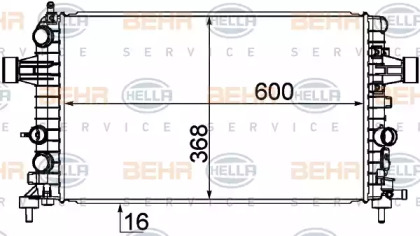 BEHR HELLA SERVICE 8MK 376 754-081