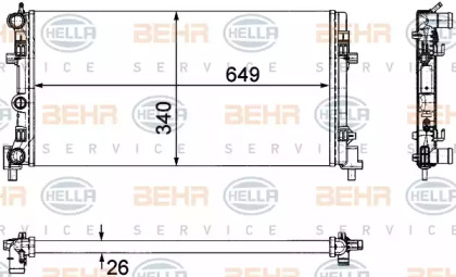 BEHR HELLA SERVICE 8MK 376 754-284