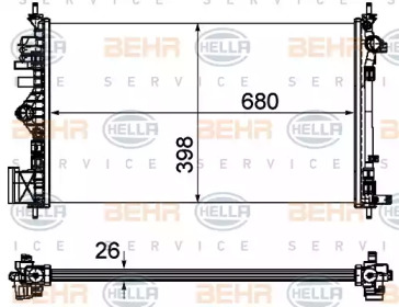 BEHR HELLA SERVICE 8MK 376 754-331