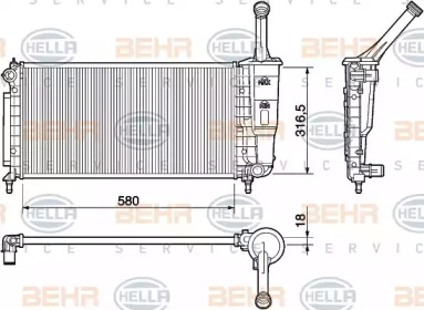 BEHR HELLA SERVICE 8MK 376 754-384 BEHR HELLA SERVICE 8MK 376 754-384