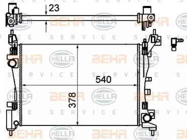 BEHR HELLA SERVICE 8MK 376 754-574