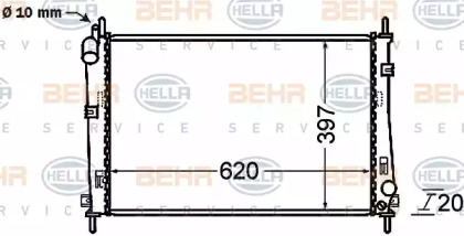 BEHR HELLA SERVICE 8MK 376 754-781