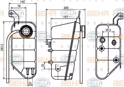 BEHR HELLA SERVICE 8MA 376 755-131