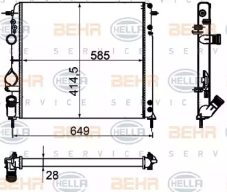 BEHR HELLA SERVICE 8MK 376 755-361