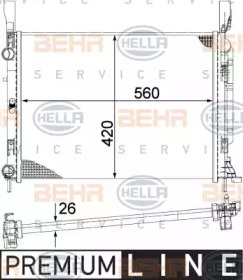 BEHR HELLA SERVICE 8MK 376 755-521