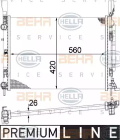 BEHR HELLA SERVICE 8MK 376 755-531