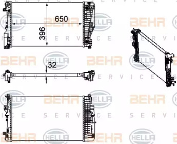 BEHR HELLA SERVICE 8MK 376 756-134 BEHR HELLA SERVICE 8MK 376 756-134