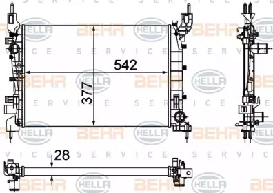 BEHR HELLA SERVICE 8MK 376 756-521