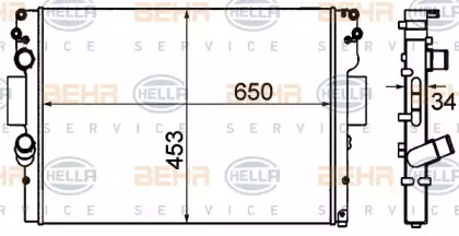 BEHR HELLA SERVICE 8MK 376 760-624