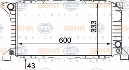 BEHR HELLA SERVICE 8MK 376 764-011