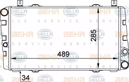 BEHR HELLA SERVICE 8MK 376 764-071