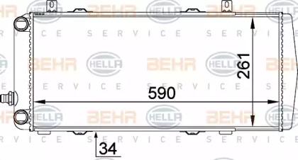 BEHR HELLA SERVICE 8MK 376 764-081