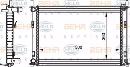 BEHR HELLA SERVICE 8MK 376 764-301