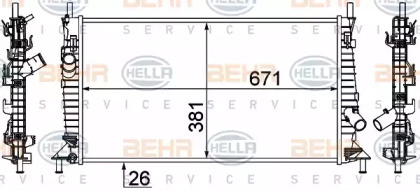 BEHR HELLA SERVICE 8MK 376 764-341