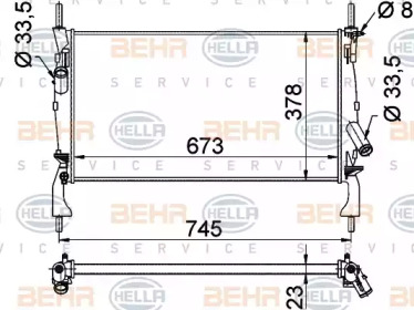 BEHR HELLA SERVICE 8MK 376 764-401