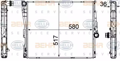 BEHR HELLA SERVICE 8MK 376 764-771