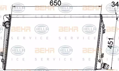 BEHR HELLA SERVICE 8MK 376 765-124