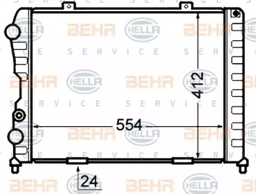 BEHR HELLA SERVICE 8MK 376 766-001