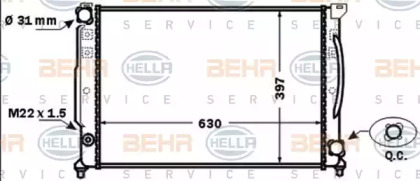 BEHR HELLA SERVICE 8MK 376 766-131